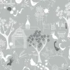 NextWall Rise and Shine Peel & Stick Wallpaper - Gray
