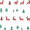 NextWall Run Run Reindeer Holiday Peel & Stick Wallpaper - Red & Green