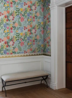 Rifle Paper Co. Blossom Wallpaper - Light Blue