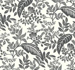 Rifle Paper Co. Canopy Wallpaper - Black & White