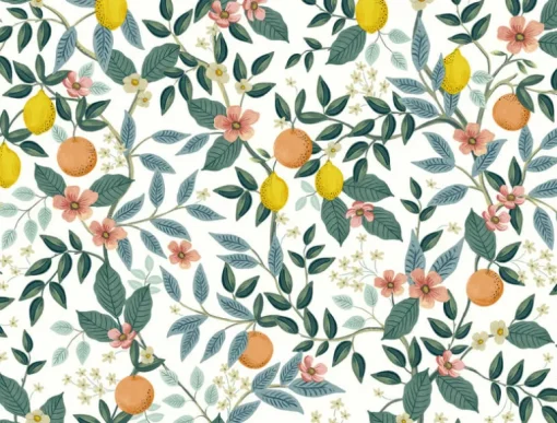 Rifle Paper Co. Citrus Grove Peel & Stick Wallpaper - Yellow & Green