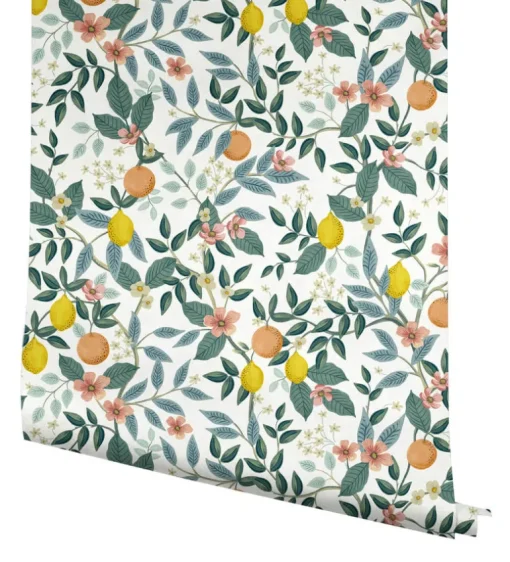 Rifle Paper Co. Citrus Grove Peel & Stick Wallpaper - Yellow & Green