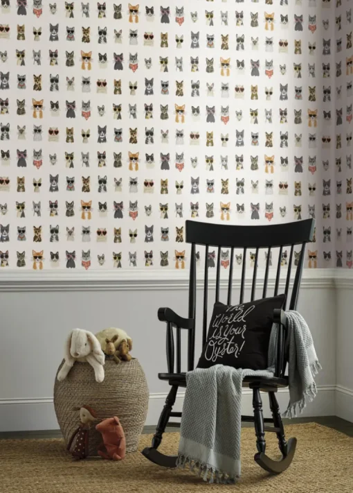 Rifle Paper Co. Cool Cats Peel & Stick Wallpaper