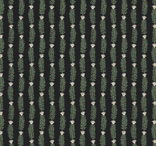 Rifle Paper Co. Eden Wallpaper - Black & Green