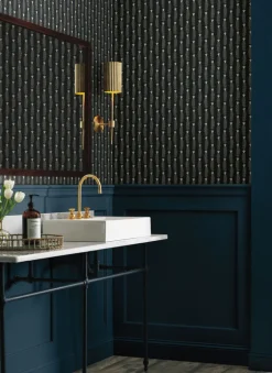 Rifle Paper Co. Eden Wallpaper - Black & Green