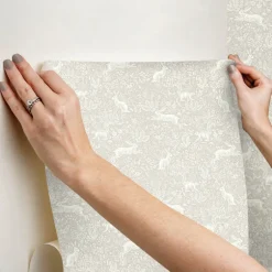Rifle Paper Co. Fable Peel & Stick Wallpaper - Linen
