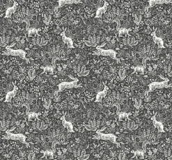 Rifle Paper Co. Fable Wallpaper - Black & White