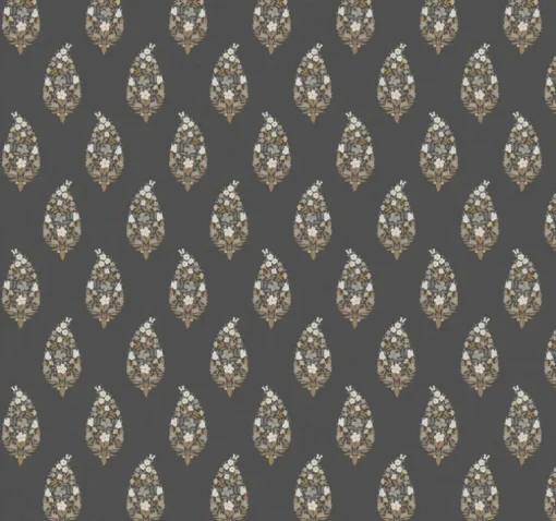 Rifle Paper Co. Paisley Wallpaper - Black