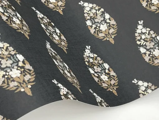 Rifle Paper Co. Paisley Wallpaper - Black