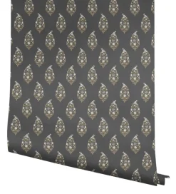 Rifle Paper Co. Paisley Wallpaper - Black