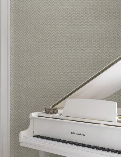 Ronald Redding Astoria Regent Wallpaper - Charcoal