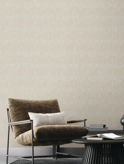 Ronald Redding Industrial Interiors Universal Nature Wallpaper - Sand