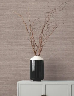 Ronald Redding Tea Garden Amyra Silk Wallpaper - Fig