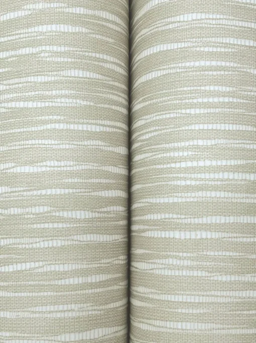 Ronald Redding Tea Garden Lotus Weave Wallpaper - Warm Grey