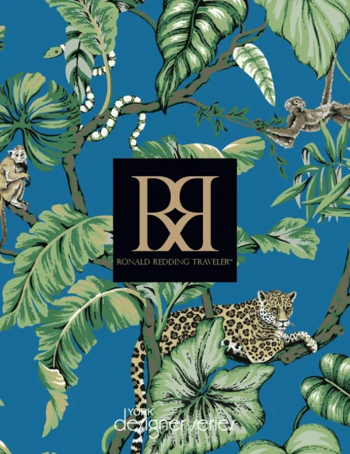 Ronald Redding Traveler Aspen Wallpaper - Dark Green