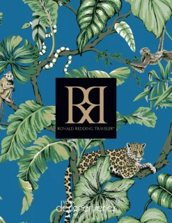 Ronald Redding Traveler Streaming Cheetah Wallpaper - Blue