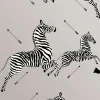 Scalamandre Zebras Collection Zebras Wallpaper - Silver