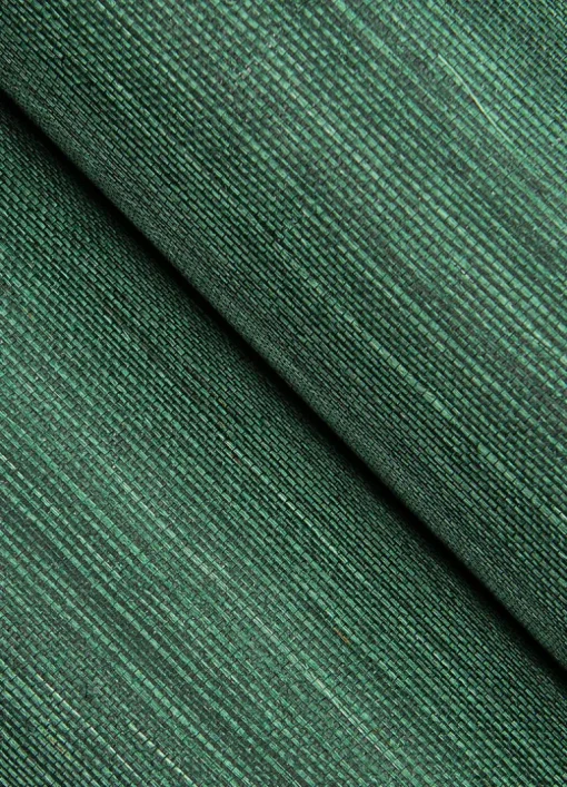 Scott Living Colcord Sisal Wallpaper - Dark Green