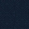 Scott Living Kachel Geometric Wallpaper - Indigo Blue