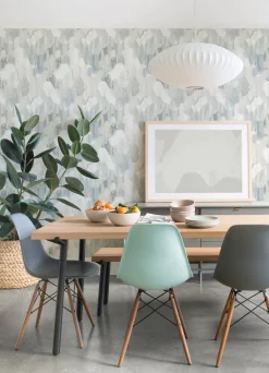 Scott Living Mahi Abstract Wallpaper - Stone