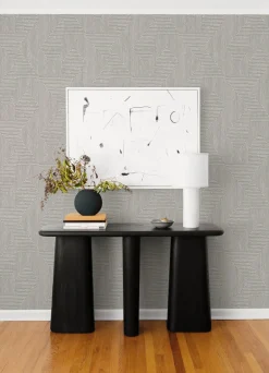 Scott Living Mortenson Wallpaper - Dove Gray
