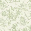Seabrook French Country Colette Chinoiserie Wallpaper - Herb