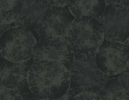 Seabrook Japandi Style Eren Wallpaper - Rich Onyx