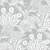 Seabrook Summer House Suvi Palm Grove Wallpaper - Bluish Gray