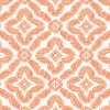 Seabrook Summer House Talia Botanical Medallion Wallpaper - Salmon