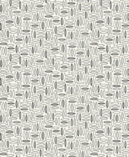 Seabrook The Simple Life Pip Geo Wallpaper - Salt & Pepper