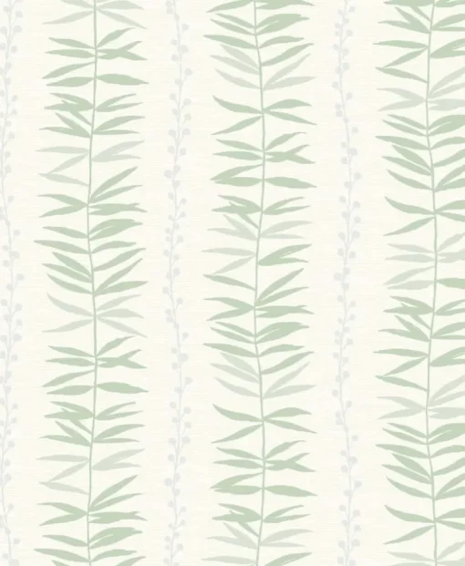 Seabrook The Simple Life Summer Garland Wallpaper - Forest