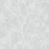 Seabrook White Heron Avena Branches Wallpaper - Winter Grey