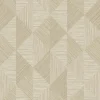 Seabrook White Heron Diamond Inlay Wallpaper - Sandy