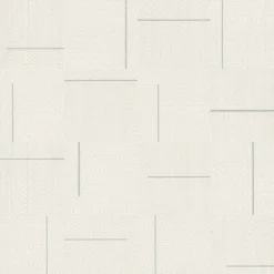 Signature Textures Geo Block Weave Wallpaper - Ivory