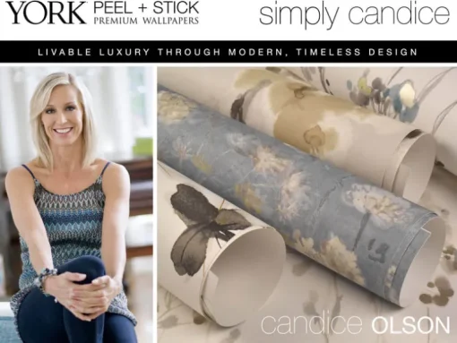 Simply Candice Charm Peel & Stick Wallpaper - Neutral