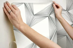 Simply Candice Honeycomb Peel & Stick Wallpaper - Charcoal