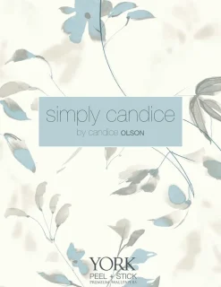 Simply Candice Midnight Blooms Peel & Stick Wallpaper - Neutral