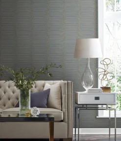 Simply Candice Pavilion Peel & Stick Wallpaper - Charcoal