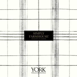 Simply Farmhouse Pasture Toile Wallpaper - Beige