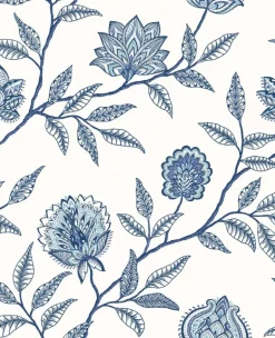 Stacy Garcia Home Jaclyn Peel & Stick Wallpaper - Blue