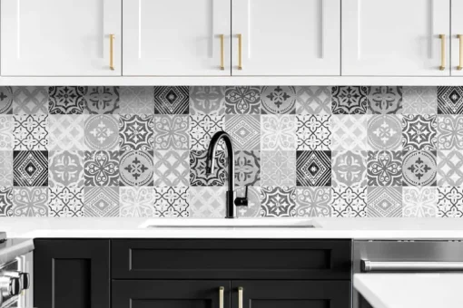 Stacy Garcia Home Tilework Peel & Stick Wallpaper - Grey