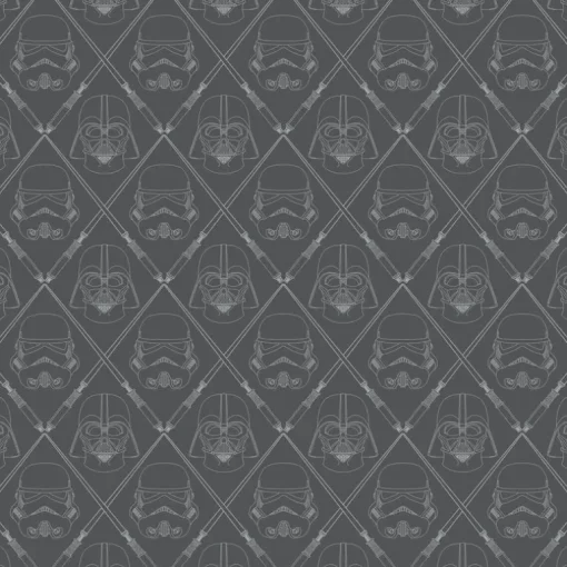 Star Wars Dark Side Peel & Stick Wallpaper - Dark Gray