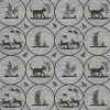 Thibaut Canopy Dooley Wallpaper - Black