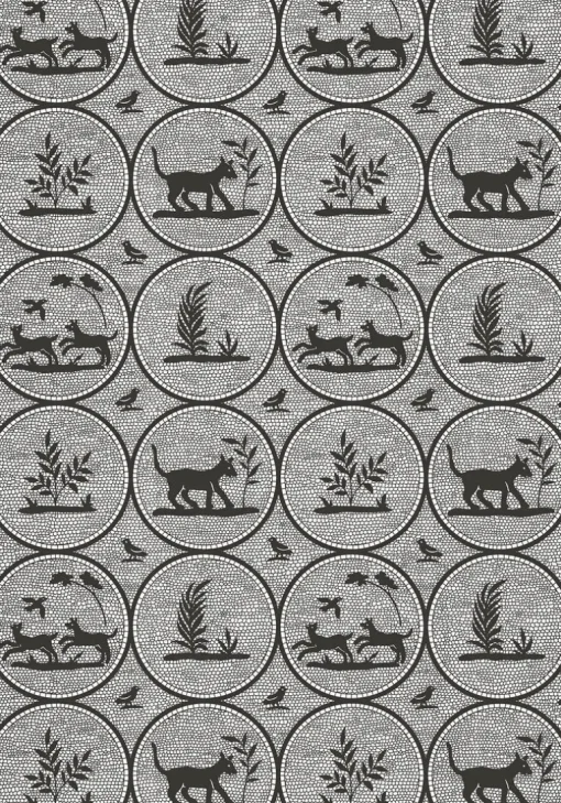 Thibaut Canopy Dooley Wallpaper - Black