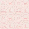 Thibaut Canopy Dooley Wallpaper - Pink