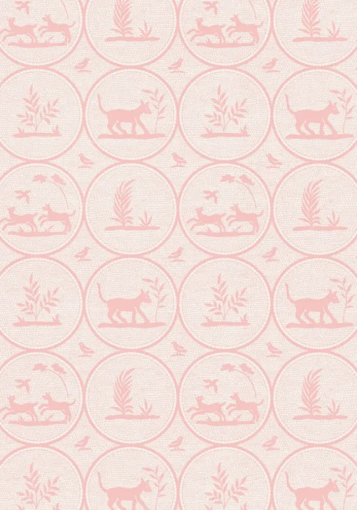 Thibaut Canopy Dooley Wallpaper - Pink