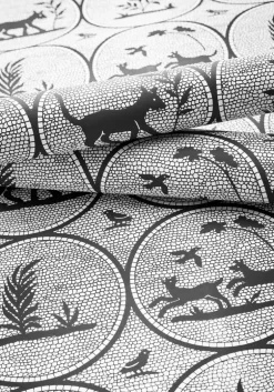 Thibaut Canopy Dooley Wallpaper - Black