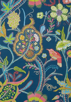 Thibaut Canopy Windsor Wallpaper - Navy Blue
