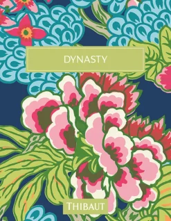 Thibaut Dynasty Ming Trail Wallpaper - Green