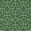 Thibaut Eden Fretwork Wallpaper - Emerald